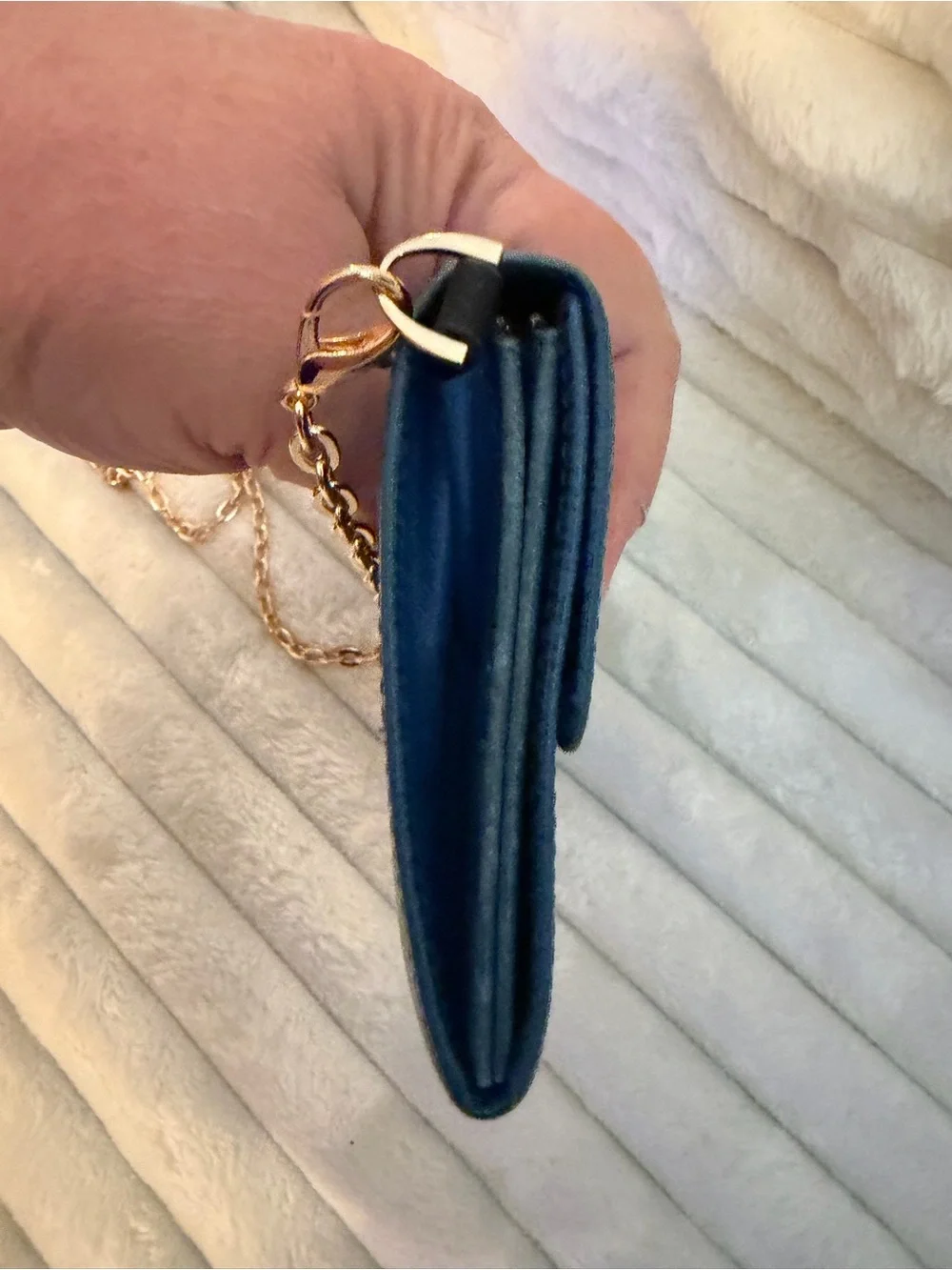 Louis Vuitton Epi Leather Sarah Lomg Wallet in Toledo Blue